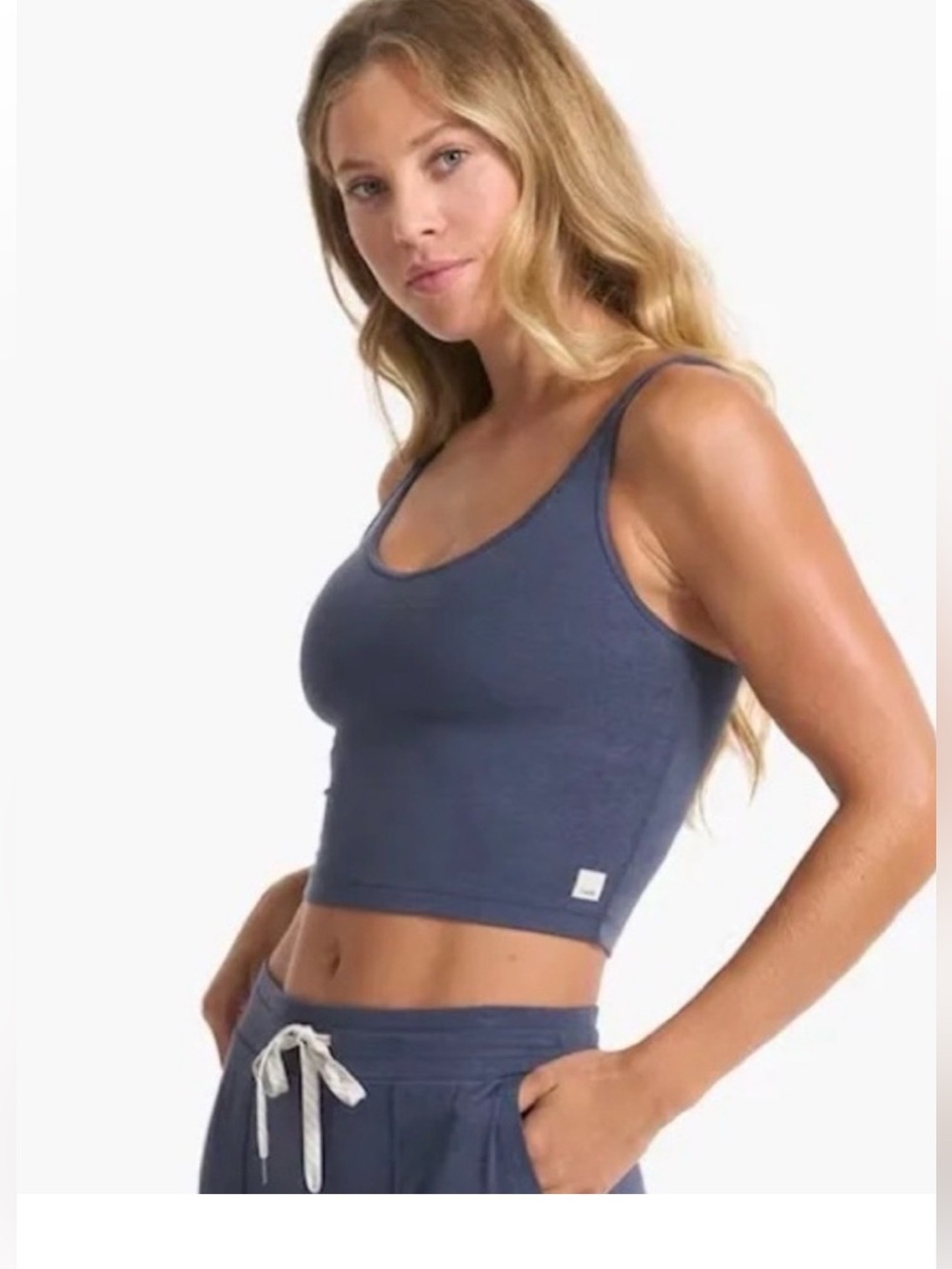 Taupe Vuori Performance Halo Tank Top - Picture 1 of 3